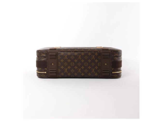 Borsa da viaggio Louis Vuitton Satellite 50 in tela Monogram marrone Beige - vista 5