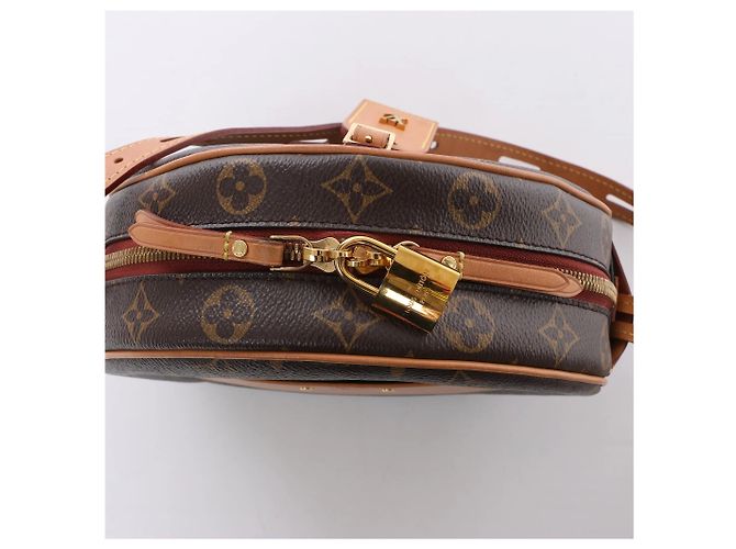 Louis Vuitton Boite Chapeau Souple MM Monogram Leather Umhängetasche Braun M52294 - Ansicht 4