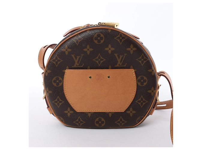 Louis Vuitton Boite Chapeau Souple MM Monogram Leather Umhängetasche Braun M52294 - Ansicht 5