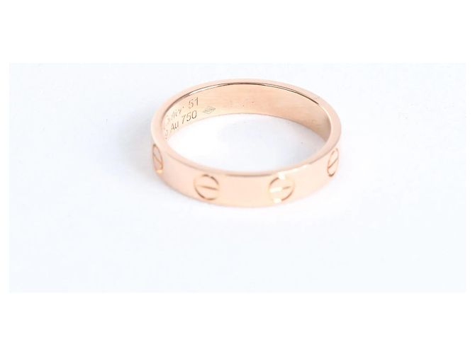 Anello Cartier Mini Love 750(YG) 3.1g 51 VXP819 D'oro - vista 10