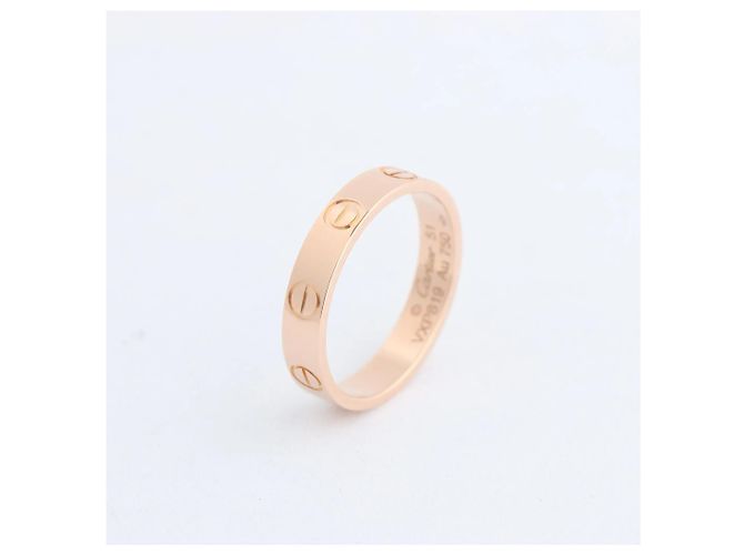 Anello Cartier Mini Love 750(YG) 3.1g 51 VXP819 D'oro - vista 2