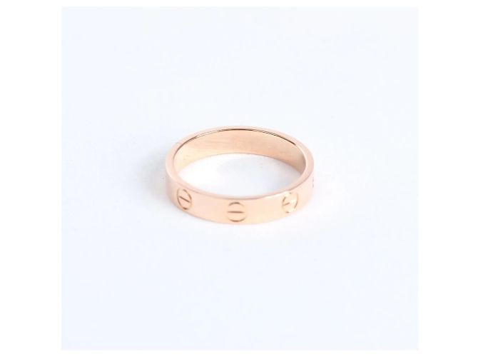 Anello Cartier Mini Love 750(YG) 3.1g 51 VXP819 D'oro - vista 8