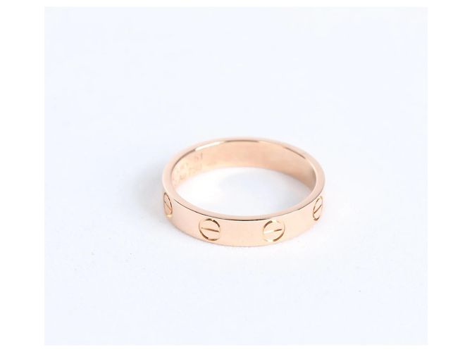 Anello Cartier Mini Love 750(YG) 3.1g 51 VXP819 D'oro - vista 9