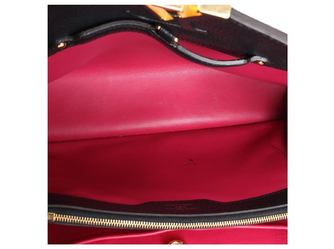 Borsa Louis Vuitton Capucines MM Parnassea in nero M48864 Rosa - vista 12