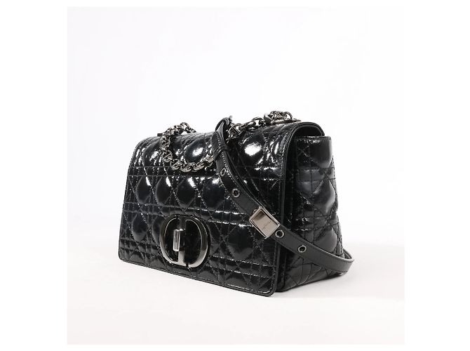 Borsa a tracolla Caro in pelle Dior nera Nero - vista 2