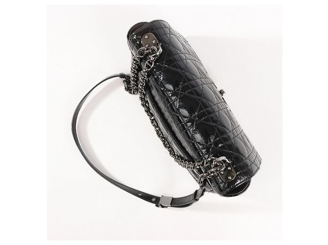 Borsa a tracolla Caro in pelle Dior nera Nero - vista 4