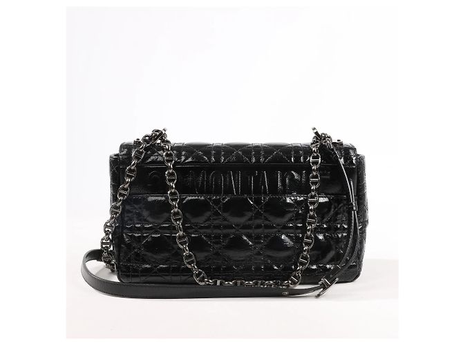 Borsa a tracolla Caro in pelle Dior nera Nero - vista 5