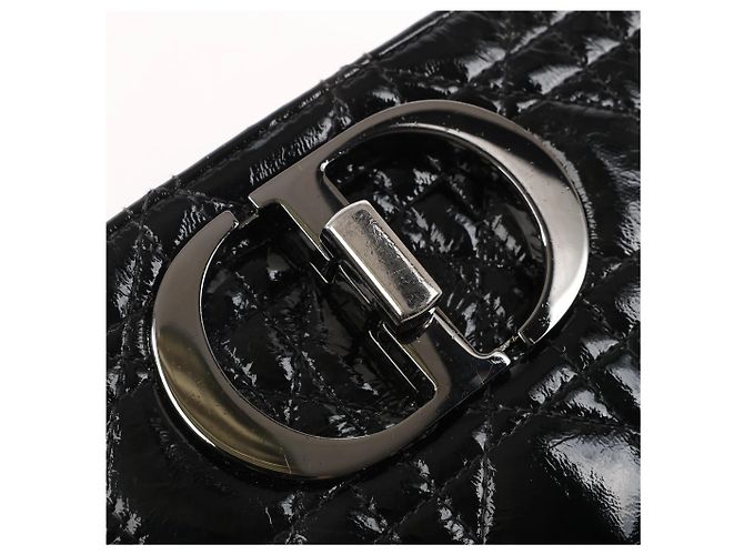 Borsa a tracolla Caro in pelle Dior nera Nero - vista 7