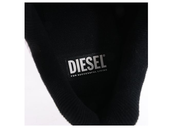 Baskets Diesel D-Airspeed Low-Striped en ripstop enduit Argent, Taille 43 EU Gris - vue 15