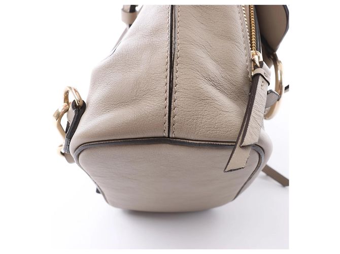 Chloé Zaino Chloe Faye in pelle e scamosciato Beige - vista 11