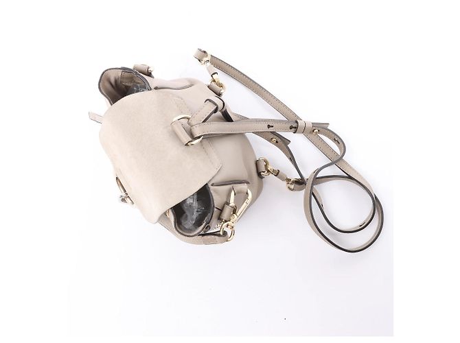 Chloé Zaino Chloe Faye in pelle e scamosciato Beige - vista 4