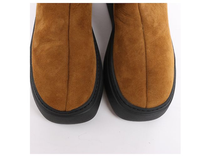 Autre Marque Botas Emma de shearling MARIA LUCA, Camel, Talla 37 EU Camello - vista 10