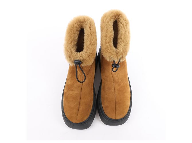 Autre Marque Botas Emma de shearling MARIA LUCA, Camel, Talla 37 EU Camello - vista 5