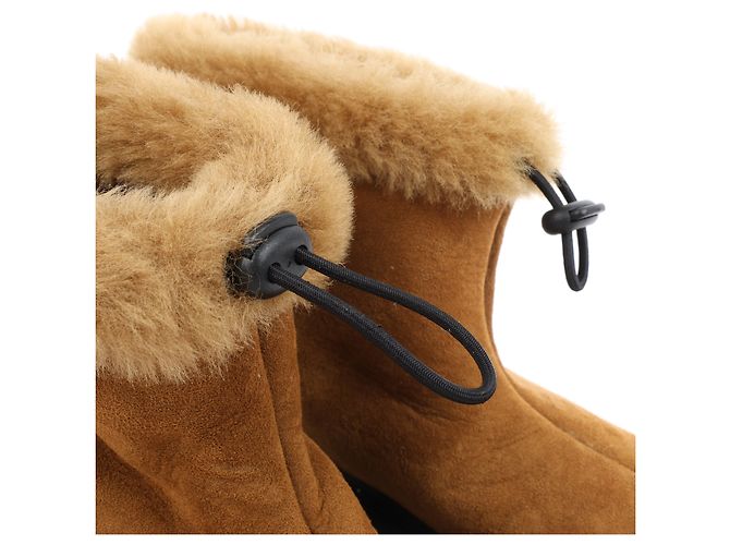 Autre Marque Botas Emma de shearling MARIA LUCA, Camel, Talla 37 EU Camello - vista 7