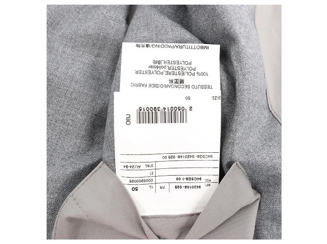 Corneliani Weste mit Reißverschluss in Grau, Größe 50 IT - Ansicht 10