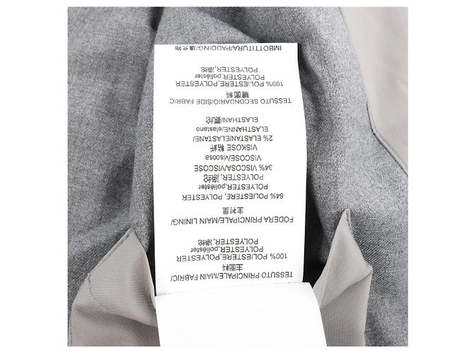 Corneliani Weste mit Reißverschluss in Grau, Größe 50 IT - Ansicht 11