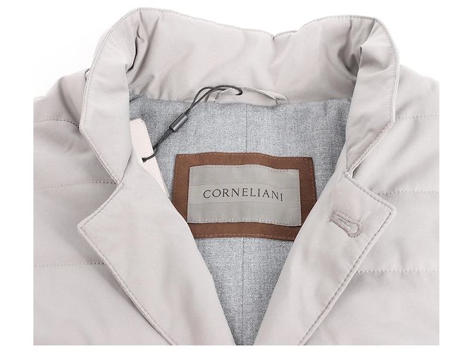 Corneliani Weste mit Reißverschluss in Grau, Größe 50 IT - Ansicht 2