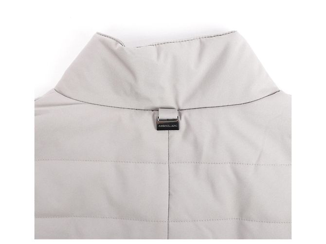 Corneliani Weste mit Reißverschluss in Grau, Größe 50 IT - Ansicht 4