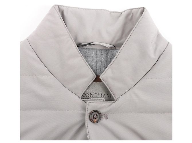 Corneliani Weste mit Reißverschluss in Grau, Größe 50 IT - Ansicht 9