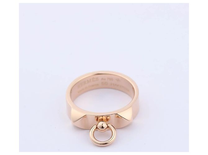 Hermès Hermes Collier de Chien Ring 750(PG) 6.5g 50 21AK270306 Golden - Ansicht 3