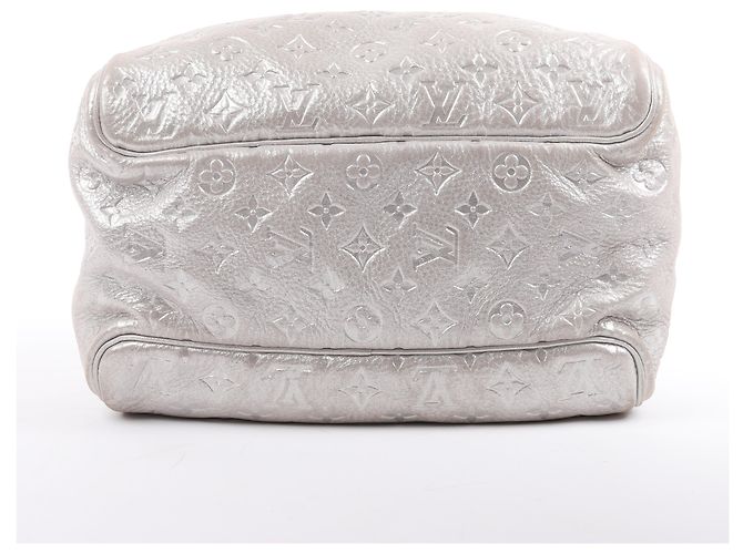 Borsa a tracolla Louis Vuitton Comete Limited Edition Monogram in Argento Scintillante Grigio - vista 11