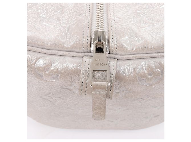 Borsa a tracolla Louis Vuitton Comete Limited Edition Monogram in Argento Scintillante Grigio - vista 6