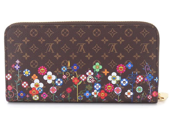 Louis Vuitton LV x Takashi Murakami Zippy Long Wallet Multicolore Monogramma - vista 3