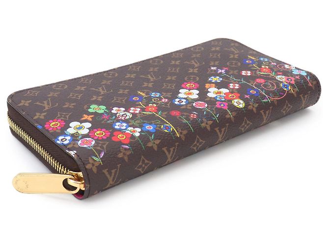 Louis Vuitton LV x Takashi Murakami Zippy Long Wallet Multicolore Monogramma - vista 4