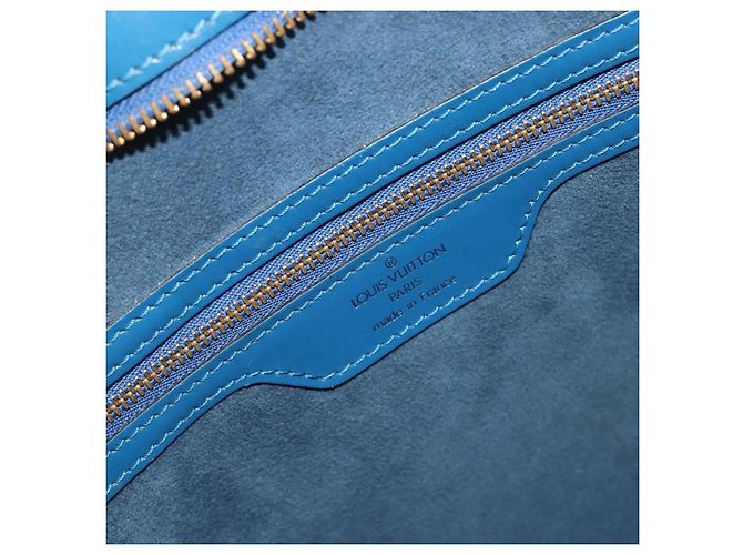 Louis Vuitton Saint Jacques Epi GM Blu - vista 6