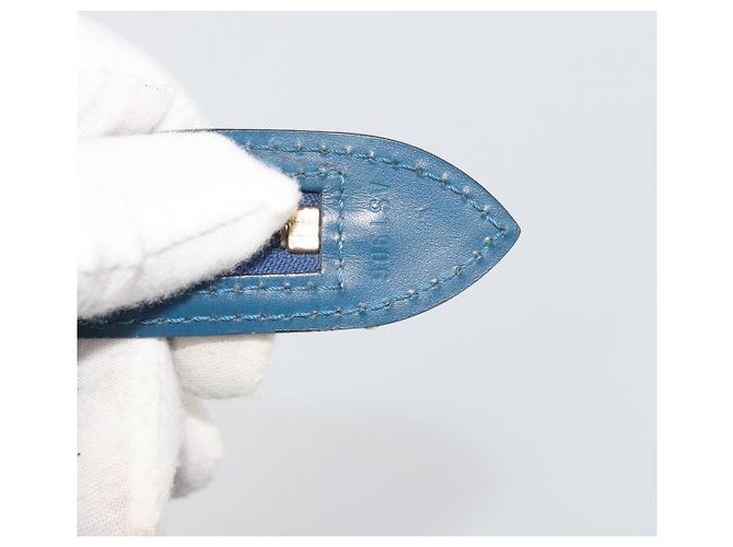 Louis Vuitton Saint Jacques Epi GM Blu - vista 7