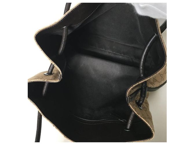 Borsa a tracolla Gucci Monogramma GG in tessuto e pelle - vista 10