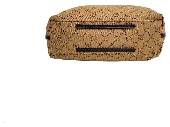 Borsa a tracolla Gucci Monogramma GG in tessuto e pelle - vista 3