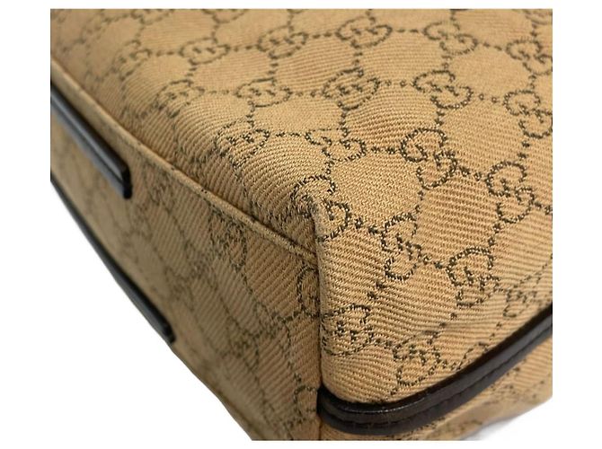 Borsa a tracolla Gucci Monogramma GG in tessuto e pelle - vista 5