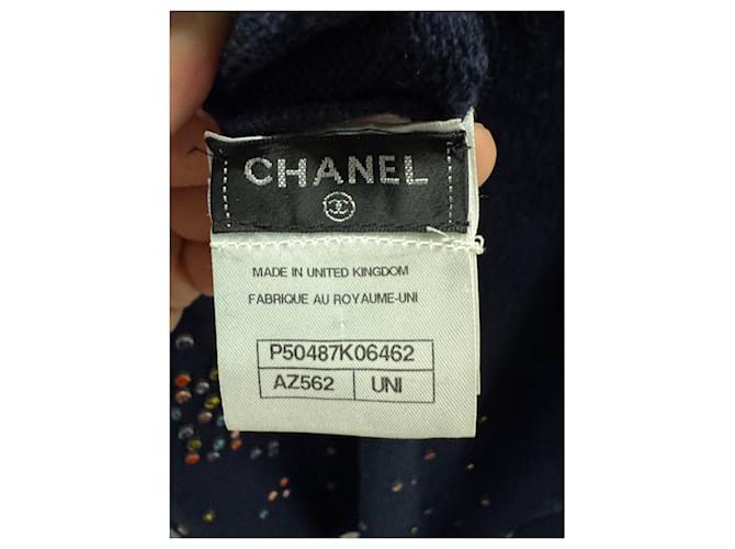 Timeless Luxuriöser blauer Kaschmir-Pullover Chanel 2014 Gr. 36 Gebraucht - Ansicht 6
