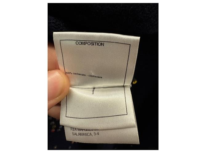 Timeless Luxuriöser blauer Kaschmir-Pullover Chanel 2014 Gr. 36 Gebraucht - Ansicht 7