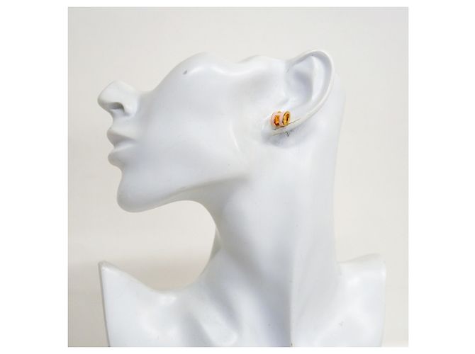 Hermès Hermes Mini Pop H Stecker-Ohrringe Pink Golden - Ansicht 6