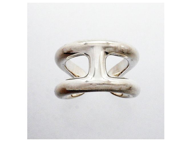 Ring Anillo Hermès Osmos PM Plata - vista 2