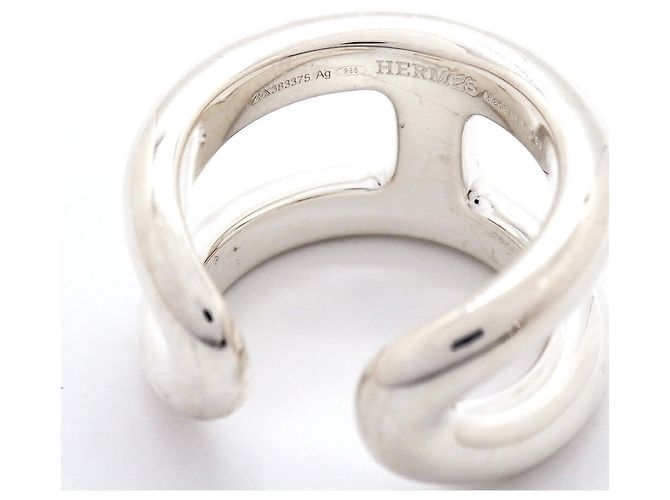 Ring Anillo Hermès Osmos PM Plata - vista 4