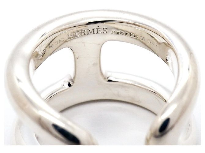 Ring Anillo Hermès Osmos PM Plata - vista 5