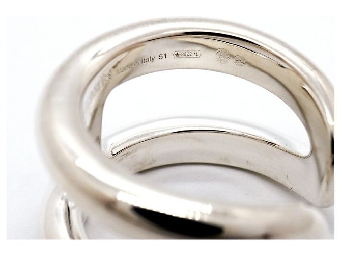 Ring Anillo Hermès Osmos PM Plata - vista 6