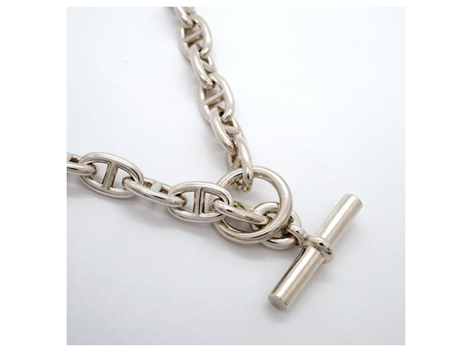 Hermès Collana Chaine d'Ancre Hermes MM - vista 2