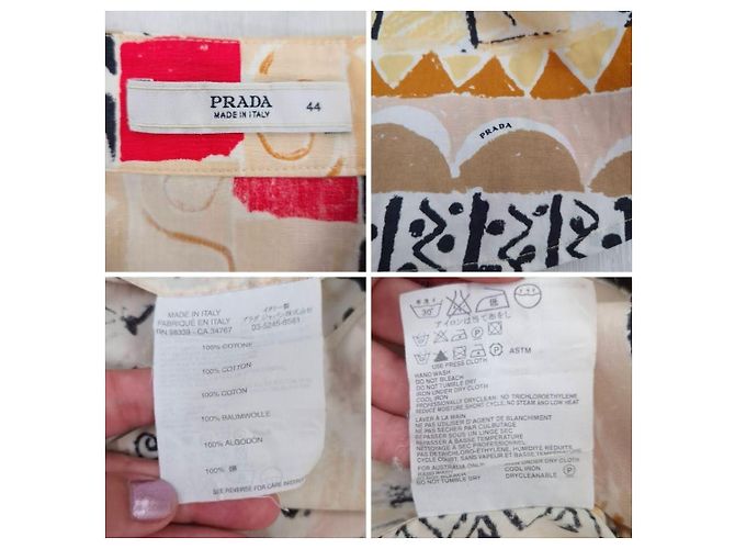 Camisa Prada ss 2004 estampado Venezia Multicolor - vista 11