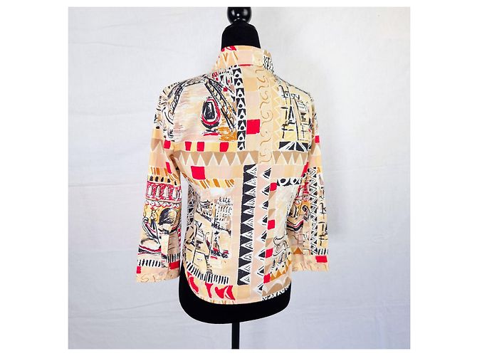 Camisa Prada ss 2004 estampado Venezia Multicolor - vista 4