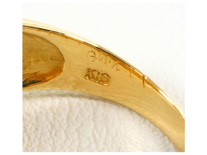 Autre Marque 18K Gelbgold-Ring mit Diamant Golden - Ansicht 5