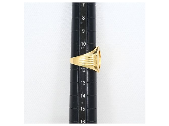 Autre Marque 18K Gelbgold-Ring mit Diamant Golden - Ansicht 7