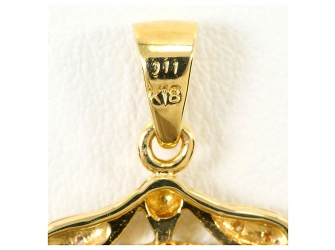 Autre Marque Pendente in oro giallo K24 e diamante D'oro - vista 4