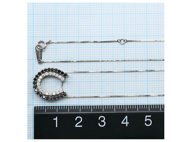 Autre Marque Collana in oro bianco 18K e diamanti Nero D'oro - vista 5