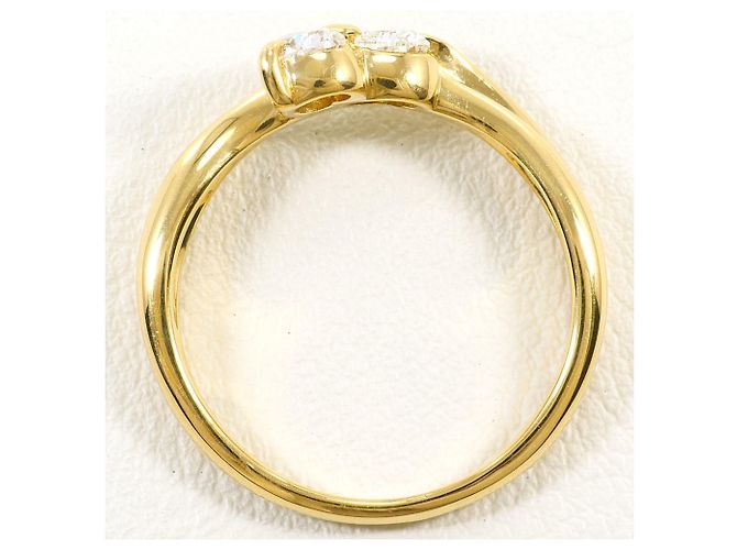 Autre Marque 18K Gelbgold-Ring mit Diamant Golden - Ansicht 3