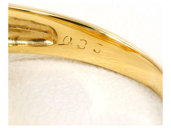 Autre Marque 18K Gelbgold-Ring mit Diamant Golden - Ansicht 5