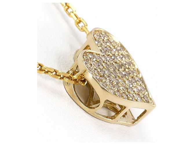 Autre Marque Collana in oro giallo 18K con diamante marrone D'oro - vista 2